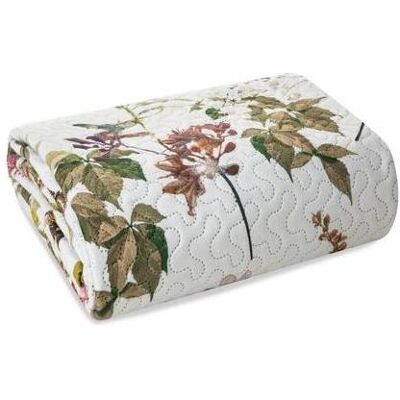 Eurofirany Bettüberwurf - Weiß Samt Druck 170x210 - Bettüberwurf Eurofirany Bettüberwurf - Weiß Samt Druck 170x210 - Bettüberwurf