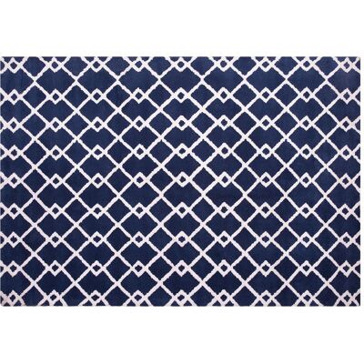 Beliani, Teppich, Teppich blau 160 x 230 cm Kurzflor SERRES (230 x 160 cm) Beliani, Teppich, Teppich blau 160 x 230 cm Kurzflor SERRES (230 x 160 cm)