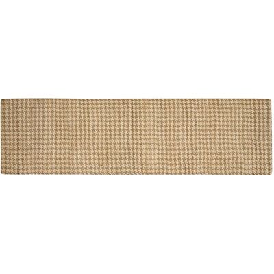 Beliani Beiges Juteteppich - 80 x 300 cm, Boho Stil Beliani Beiges Juteteppich - 80 x 300 cm, Boho Stil