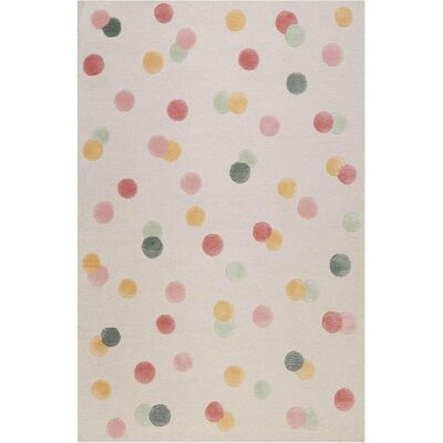 Smart Kids Dana Kinderteppich - Punkte Beige - 160x230 cm Smart Kids Dana Kinderteppich - Punkte Beige - 160x230 cm