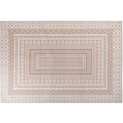 Beliani Beiger und Weißer Jute Muster 200x300cm Teppich - Teppich Beliani Beiger und Weißer Jute Muster 200x300cm Teppich - Teppich