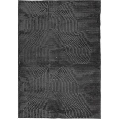 vidaXL Antrazit Kurzer Flor Skandinavischer Teppich - Teppich vidaXL Antrazit Kurzer Flor Skandinavischer Teppich - Teppich