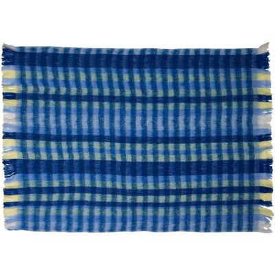 Hübsch Decke, Loom Decke Blau (200 x 140 cm) Hübsch Decke, Loom Decke Blau (200 x 140 cm)