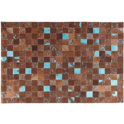 Beliani, Teppich, Glianis Iron Leder Patchwork 140 x 200 cm braun ALIAGA (140 x 200 cm) Beliani, Teppich, Glianis Iron Leder Patchwork 140 x 200 cm braun ALIAGA (140 x 200 cm)