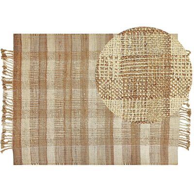 Beliani Jute Flächenteppich - Natur 160x230cm - Rechteckig Beliani Jute Flächenteppich - Natur 160x230cm - Rechteckig