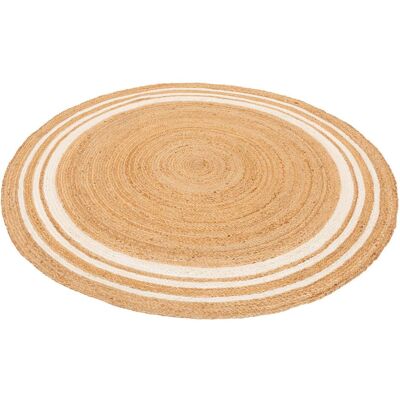 Pergamon, Teppich, Naturfaser Teppich Jute Salsa Streifen Rund (160 cm) Pergamon, Teppich, Naturfaser Teppich Jute Salsa Streifen Rund (160 cm)