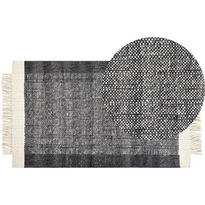 Beliani Wollteppich - Rechteckig 80x150cm Modernes Design Beliani Wollteppich - Rechteckig 80x150cm Modernes Design