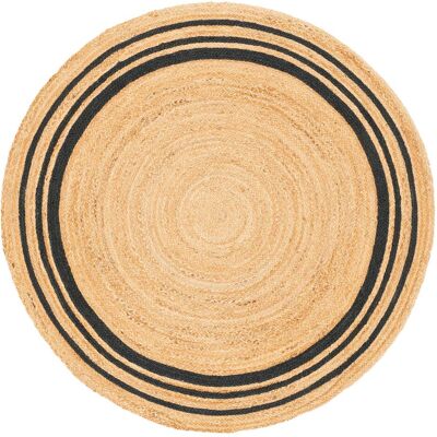 Pergamon, Teppich, Naturfaser Teppich Jute Salsa Streifen Rund (100 cm) Pergamon, Teppich, Naturfaser Teppich Jute Salsa Streifen Rund (100 cm)