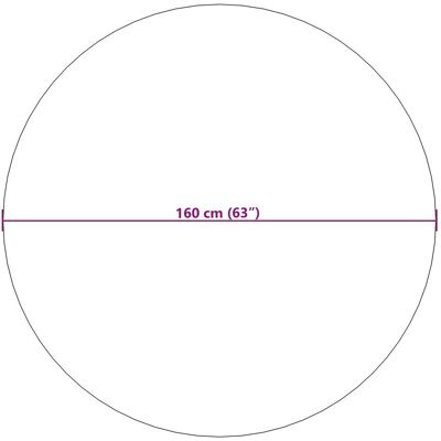 vidaXL Teppich, Elena (160 cm) vidaXL Teppich, Elena (160 cm)