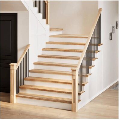 vidaXL Holztreppen 2 Stück Natur Eiche - Treppenstufe vidaXL Holztreppen 2 Stück Natur Eiche - Treppenstufe
