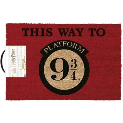 Harry Potter Kokosfaser Fußmatte - Bahnsteig 9 3/4 - Schwarz - 40x60cm Harry Potter Kokosfaser Fußmatte - Bahnsteig 9 3/4 - Schwarz - 40x60cm