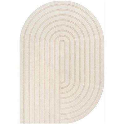 Domoletti, Teppich, CARPET ELIO 2306 160 CREAM OVAL 1.6X2.3 (230 x 160 cm) Domoletti, Teppich, CARPET ELIO 2306 160 CREAM OVAL 1.6X2.3 (230 x 160 cm)