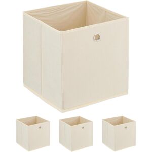 Relaxdays, Aufbewahrungsbox, 4x Aufbewahrungsbox (30 cm, 8.58 l, 4x) Relaxdays, Aufbewahrungsbox, 4x Aufbewahrungsbox (30 cm, 8.58 l, 4x)