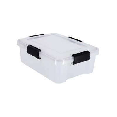 IRIS Ohyama Aufbewahrungsbox - Schwarz - 10L Wasserdicht IRIS Ohyama Aufbewahrungsbox - Schwarz - 10L Wasserdicht