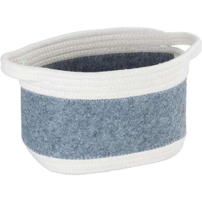 Wenko Bea Filzbasket - Recyceltes Polyester, Griffe - Badezimmer-Organisation Wenko Bea Filzbasket - Recyceltes Polyester, Griffe - Badezimmer-Organisation