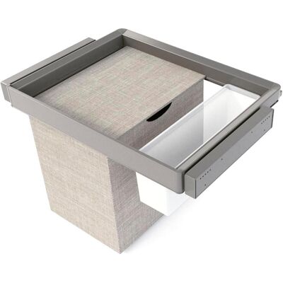 Emuca, Kleiderschrank Zubehör, Hilfsschublade, Wäschekorb und verstellbares Schrankgestell mit Soft-Close Emuca, Kleiderschrank Zubehör, Hilfsschublade, Wäschekorb und verstellbares Schrankgestell mit Soft-Close