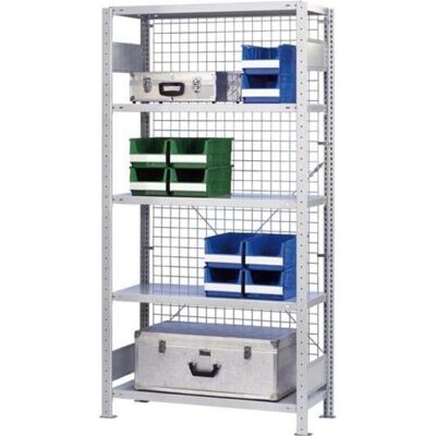 Schulte Lagertechnik, Kellerregal, Drahtgitter-Rückwand MULTIplus glanzverzinkt Schulte Lagertechnik, Kellerregal, Drahtgitter-Rückwand MULTIplus glanzverzinkt