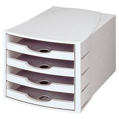 Soennecken - 1551 - Hellgrau - 4-Drawer - Drawer box Soennecken - 1551 - Hellgrau - 4-Drawer - Drawer box