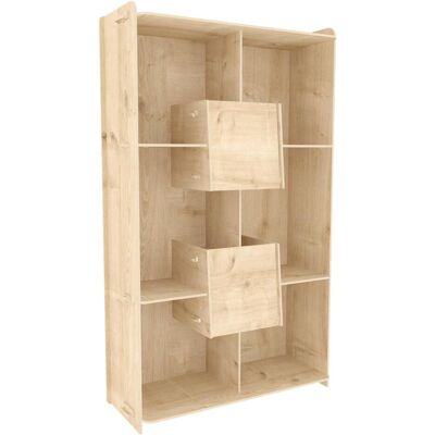 Hanah Home Lincoln Eichen-Bücherregal - Bücherregal Hanah Home Lincoln Eichen-Bücherregal - Bücherregal
