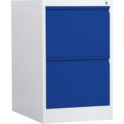 Phoenix Aktenschrank, Hängeregistraturschrank 2 Schubladen blau (45 x 62 x 72.50 cm) Phoenix Aktenschrank, Hängeregistraturschrank 2 Schubladen blau (45 x 62 x 72.50 cm)