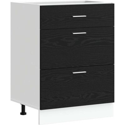 vidaXL Regal, Allie 1x bottom cabinet (3 drawers) 60 cm (46 x 60 x 81.50 cm) vidaXL Regal, Allie 1x bottom cabinet (3 drawers) 60 cm (46 x 60 x 81.50 cm)