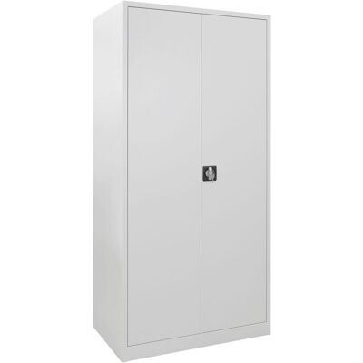 ADB Stahlschrank 40750 - abschließbar, 4 Böden, 92x50x195cm ADB Stahlschrank 40750 - abschließbar, 4 Böden, 92x50x195cm