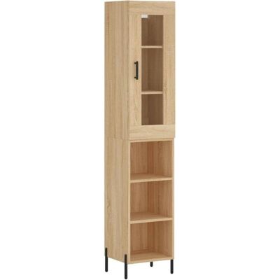 vidaXL Kommode + Sideboard, Rohan 3 shelves (34.50 x 34 x 180 cm) vidaXL Kommode + Sideboard, Rohan 3 shelves (34.50 x 34 x 180 cm)