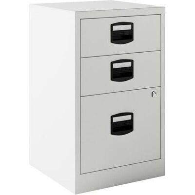 Bisley Graues Stahl A4 Aktenschrank - 3 Schubladen Bisley Graues Stahl A4 Aktenschrank - 3 Schubladen