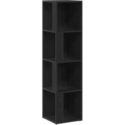 vidaXL Eckschrank Schwarze Eiche - Modernes Eckregal vidaXL Eckschrank Schwarze Eiche - Modernes Eckregal