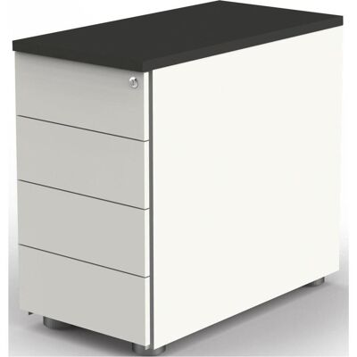 Kerkmann Move Standcontainer - Stahl-Schubladen - 42x80x72-76 cm Kerkmann Move Standcontainer - Stahl-Schubladen - 42x80x72-76 cm