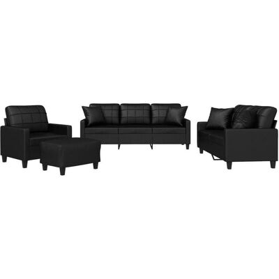 vidaXL Sofa + Bettsofa, Eliseo With pillows & footstool (Polstergruppe) vidaXL Sofa + Bettsofa, Eliseo With pillows & footstool (Polstergruppe)