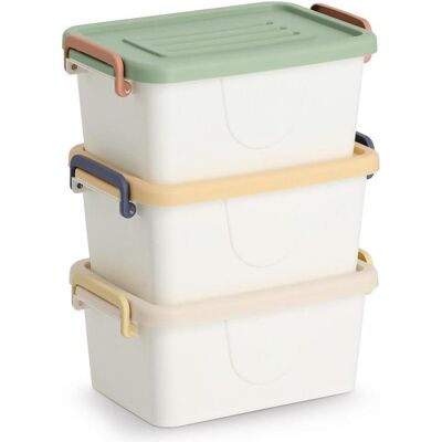 Zeller Present, Aufbewahrungsbox, Aufbewahrungsboxen-Set (3x, 29 x 21 x 23 cm) Zeller Present, Aufbewahrungsbox, Aufbewahrungsboxen-Set (3x, 29 x 21 x 23 cm)