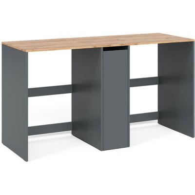 Vicco Waschmaschinenschrank Viktor, Anthrazit/Goldkraft Eiche, 159.8 x 88.2 cm mit 3 Fächern, Waschmaschinenschrank, Schwarz, Braun Vicco Waschmaschinenschrank Viktor, Anthrazit/Goldkraft Eiche, 159.8 x 88.2 cm mit 3 Fächern, Waschmaschinenschrank, Schwarz, Braun