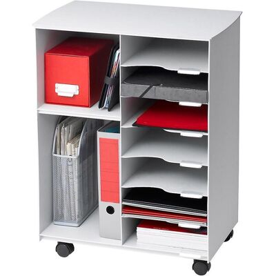 Paperflow, Rollcontainer, Rollwagen mit 7 Fächern (33.50 x 54.40 x 54.20 cm) Paperflow, Rollcontainer, Rollwagen mit 7 Fächern (33.50 x 54.40 x 54.20 cm)