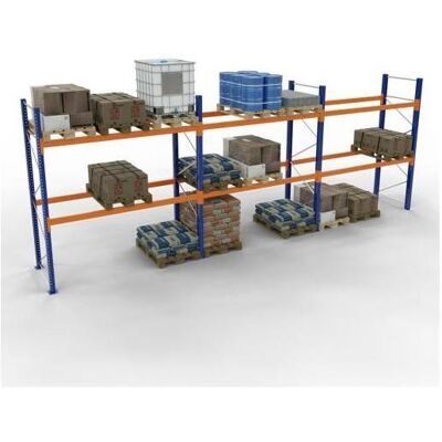 SCHULTE Schwerlastregal - 46802-N, Verstellbar, Stahl, 4,58T SCHULTE Schwerlastregal - 46802-N, Verstellbar, Stahl, 4,58T