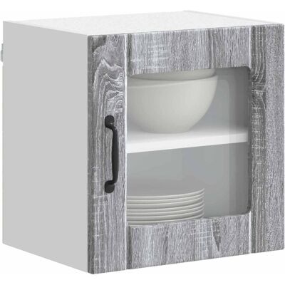 vidaXL Regal, Gerardo 1x wall glass cabinet (1 door) (31 x 40 x 40 cm) vidaXL Regal, Gerardo 1x wall glass cabinet (1 door) (31 x 40 x 40 cm)