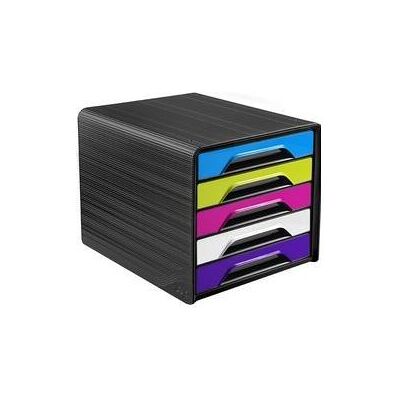 Cep, Dokumentenablage, Schubladenbox Smoove weiss/bunt DIN A4 mit 5 Schubladen (A4) Cep, Dokumentenablage, Schubladenbox Smoove weiss/bunt DIN A4 mit 5 Schubladen (A4)