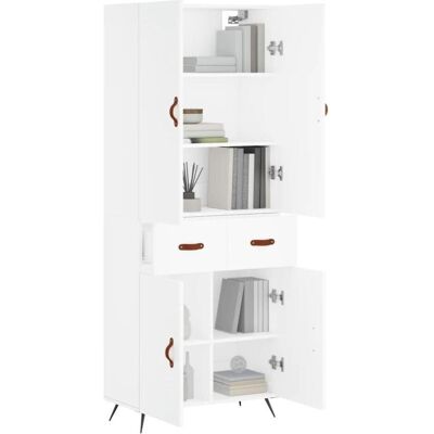 vidaXL Kommode + Sideboard, Janine 2 doors 2 drawers (69.50 x 34 x 180 cm) vidaXL Kommode + Sideboard, Janine 2 doors 2 drawers (69.50 x 34 x 180 cm)