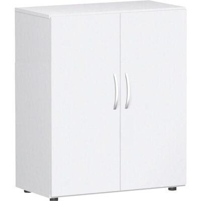 geramöbel Aktenschrank S-383102-WW weiß 2 Fachböden 80x42x110cm geramöbel Aktenschrank S-383102-WW weiß 2 Fachböden 80x42x110cm