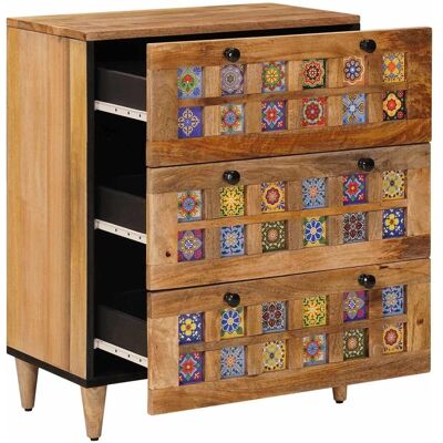 vidaXL Kommode + Sideboard, Modernes Aufbewahrungsmöbel (33 x 60 x 75 cm) vidaXL Kommode + Sideboard, Modernes Aufbewahrungsmöbel (33 x 60 x 75 cm)