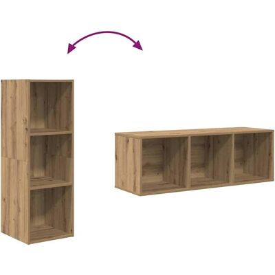 vidaXL TV Möbel, Callahan (37 x 37 x 107 cm) vidaXL TV Möbel, Callahan (37 x 37 x 107 cm)