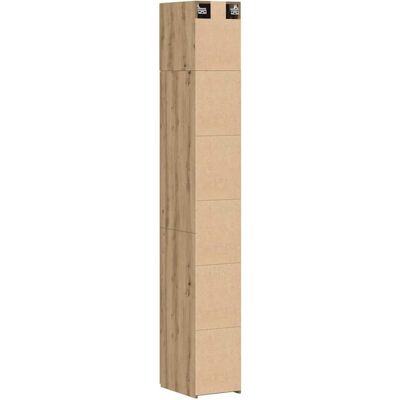 vidaXL Kommode + Sideboard, Schlanker Stauraum-Schrank (42.50 x 30 x 225 cm) vidaXL Kommode + Sideboard, Schlanker Stauraum-Schrank (42.50 x 30 x 225 cm)