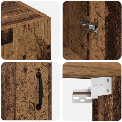vidaXL Regal, Kiera (34 x 69.50 x 90 cm) vidaXL Regal, Kiera (34 x 69.50 x 90 cm)