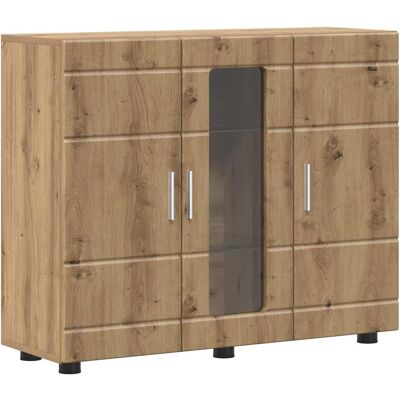 vidaXL Kommode + Sideboard, Rivka Sideboard with glass door (30.50 x 30.50 x 73 cm) vidaXL Kommode + Sideboard, Rivka Sideboard with glass door (30.50 x 30.50 x 73 cm)