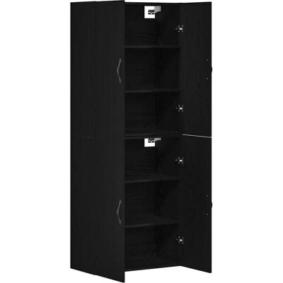 vidaXL Kommode + Sideboard, Kyson Leaf black (34 x 69.50 x 90 cm) vidaXL Kommode + Sideboard, Kyson Leaf black (34 x 69.50 x 90 cm)