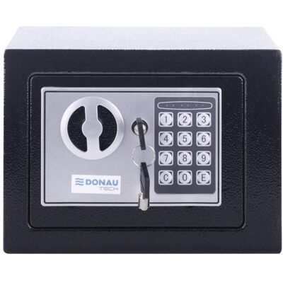 Donau, Tresor, Manuell-Digital-Safe TECH, 230x170x170 mm, schwarz Donau, Tresor, Manuell-Digital-Safe TECH, 230x170x170 mm, schwarz