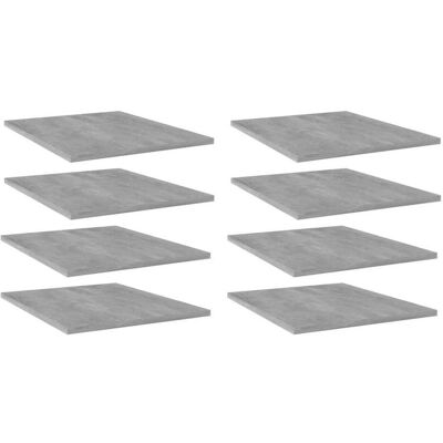 vidaXL - 873476 - Concrete Grey - Bücherregal Bretter vidaXL - 873476 - Concrete Grey - Bücherregal Bretter