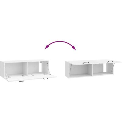 vidaXL TV Möbel, Wandaufbewahrung (31 x 30 x 30 cm) vidaXL TV Möbel, Wandaufbewahrung (31 x 30 x 30 cm)