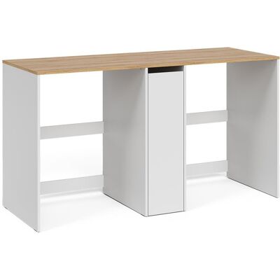 Vicco Waschmaschinenschrank Viktor, Weiss/Artisan-Eiche, 159.8 x 88.2 cm mit 3 Fächern, Waschmaschinenschrank, Weiss, Braun Vicco Waschmaschinenschrank Viktor, Weiss/Artisan-Eiche, 159.8 x 88.2 cm mit 3 Fächern, Waschmaschinenschrank, Weiss, Braun