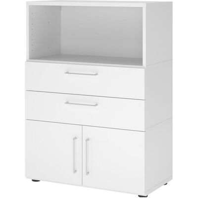 Hammerbacher Weißer Regalschrank - Schrank Hammerbacher Weißer Regalschrank - Schrank
